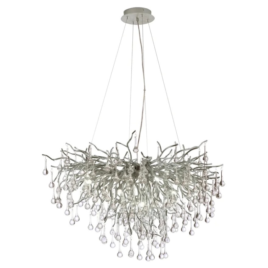 Paul Neuhaus 2192-55 - Lustr na lanku ICICLE 10xG9/40W/230V 50x100 cm lesklý chrom