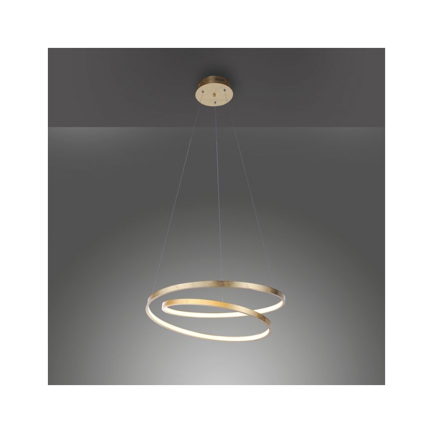 Paul Neuhaus 2472-12 - LED Stmívatelný lustr na lanku ROMAN LED/30W/230V zlatá