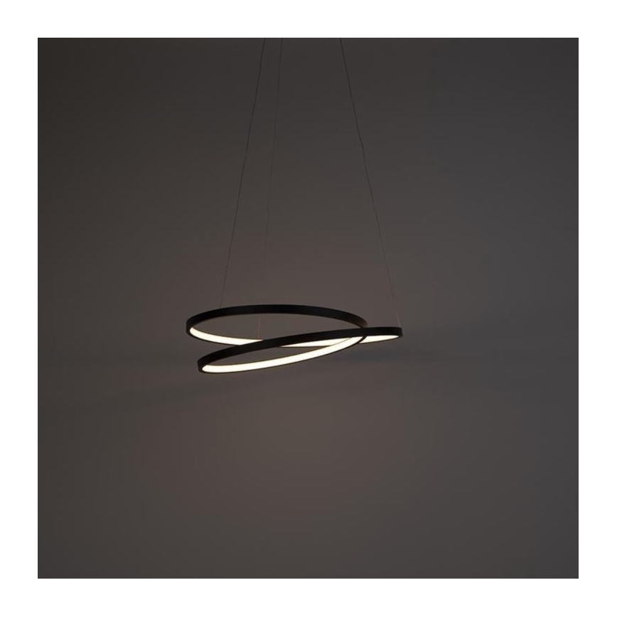 Paul Neuhaus 2472-18 - LED Stmívatelný lustr na lanku ROMAN LED/30W/230V černá