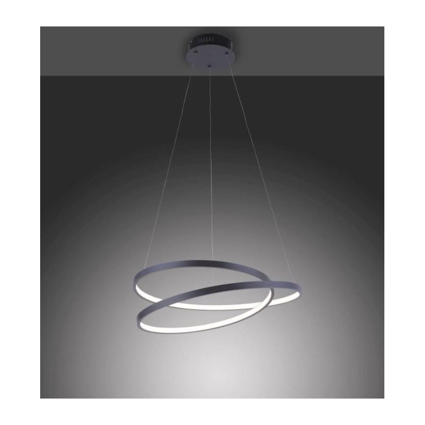 Paul Neuhaus 2472-18 - LED Stmívatelný lustr na lanku ROMAN LED/30W/230V černá