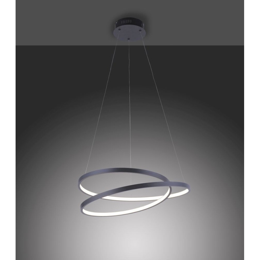 Paul Neuhaus 2472-18 - LED Stmívatelný lustr na lanku ROMAN LED/30W/230V černá