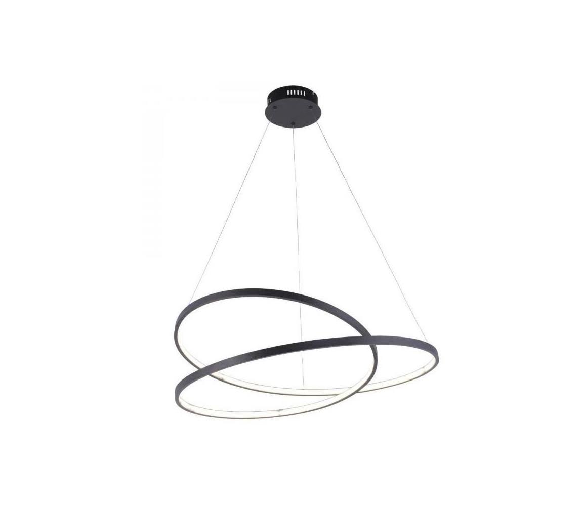 Paul Neuhaus Paul Neuhaus 2474-18 - LED Stmívatelný lustr na lanku ROMAN LED/40W/230V černá W1754