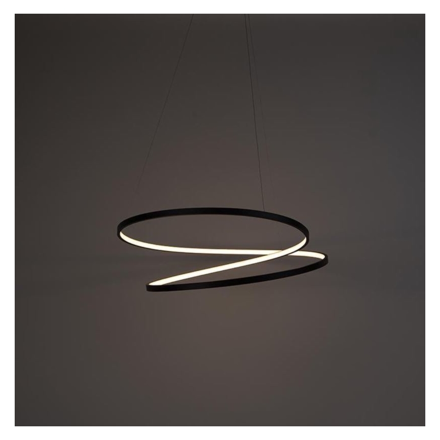 Paul Neuhaus 2474-18 - LED Stmívatelný lustr na lanku ROMAN LED/40W/230V černá
