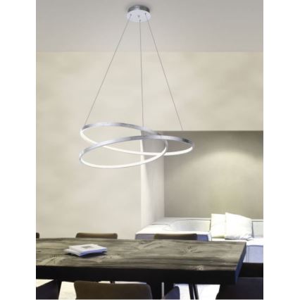 Paul Neuhaus 2474-21 - LED Stmívatelný lustr na lanku ROMAN LED/40W/230V lesklý chrom