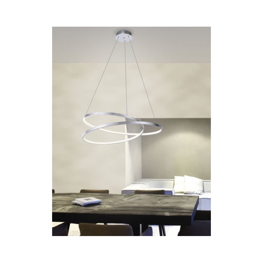 Paul Neuhaus 2474-21 - LED Stmívatelný lustr na lanku ROMAN LED/40W/230V lesklý chrom