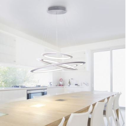 Paul Neuhaus 2493-55 - LED Stmívatelný lustr na lanku ALESSA 3xLED/38W/230V + dálkové ovládání