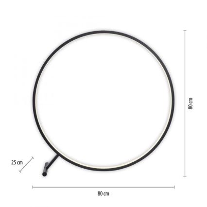 Paul Neuhaus 319-18 - LED Stmívatelná stojací lampa HULA LED/21,5W/230V 2700-5000K + dálkové ovládání