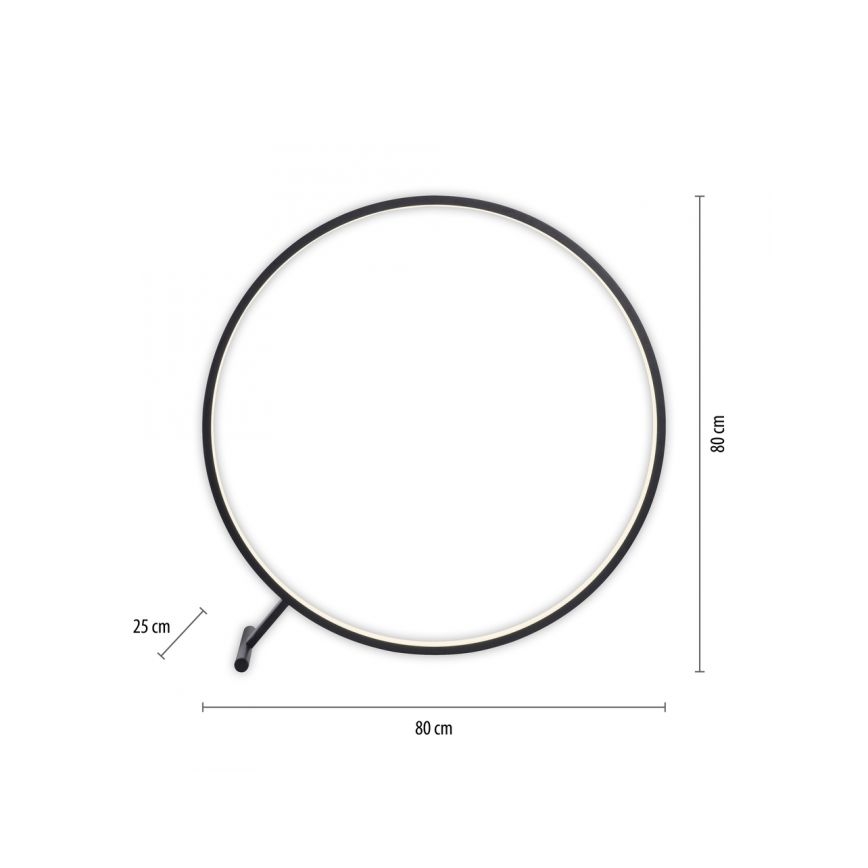 Paul Neuhaus 319-18 - LED Stmívatelná stojací lampa HULA LED/21,5W/230V 2700-5000K + dálkové ovládání