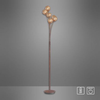 Paul Neuhaus 398-48 - Stojací lampa GRETA 6xG9/40W/230V