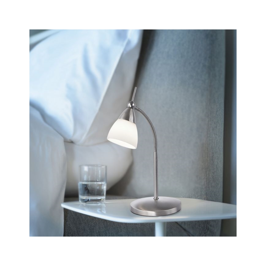 Paul Neuhaus 4001-55 - LED Stmívatelná dotyková stolní lampa PINO 1xG9/3W/230V matný chrom