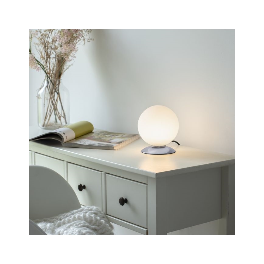 Paul Neuhaus 4013-55 - LED Stmívatelná dotyková stolní lampa BUBBA 1xG9/3W/230V matný chrom