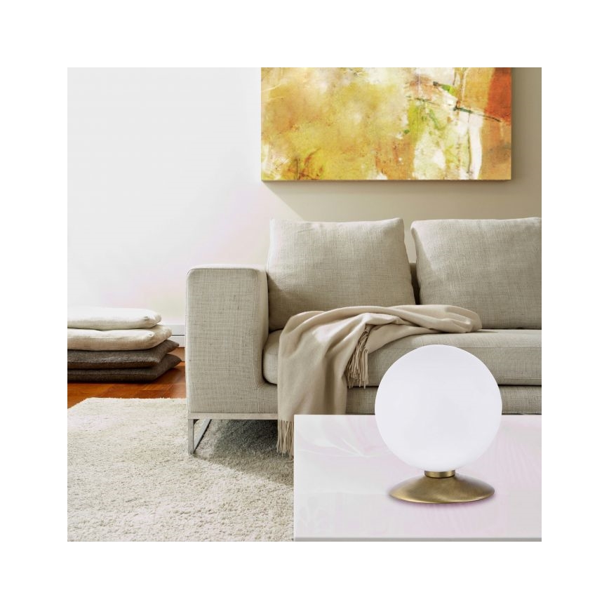 Paul Neuhaus 4013-60 - LED Stmívatelná dotyková stolní lampa BUBBA 1xG9/3W/230V zlatá