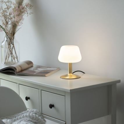 Paul Neuhaus 4078-60 - LED Stmívatelná dotyková stolní lampa TILL 1xG9/3W/230V mosaz
