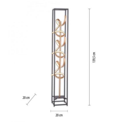 Paul Neuhaus 415-18 - LED Stmívatelná stojací lampa SELINA 3xLED/10,2W/230V