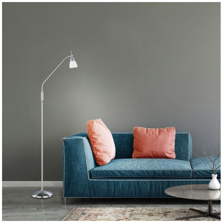 Paul Neuhaus 430-55 - LED Stmívatelná dotyková stojací lampa PINO 1xG9/28W/230V matný chrom