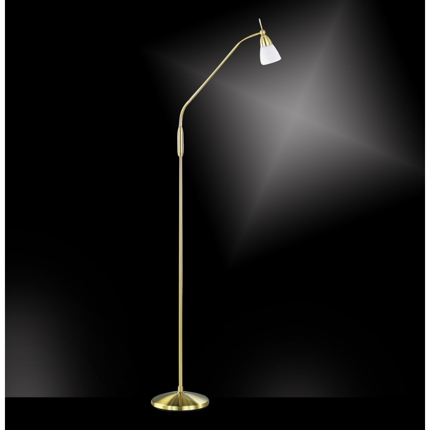 Paul Neuhaus 430-60 - Stmívatelná dotyková stojací lampa PINO 1xG9/28W/230V zlatá