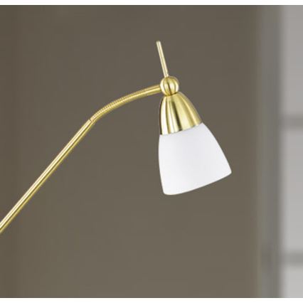 Paul Neuhaus 430-60 - Stmívatelná dotyková stojací lampa PINO 1xG9/28W/230V zlatá