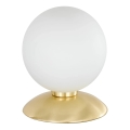 Paul Neuhaus 4437-60 - Stmívatelná dotyková stolní lampa BUBBA 1xG9/28W/230V zlatá