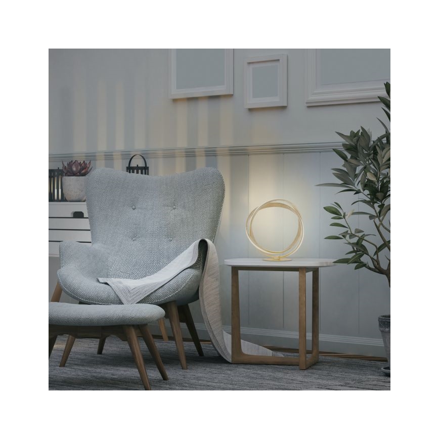 Paul Neuhaus 4531-12 - LED Stmívatelná stolní lampa MELINDA LED/18W/230V zlatá