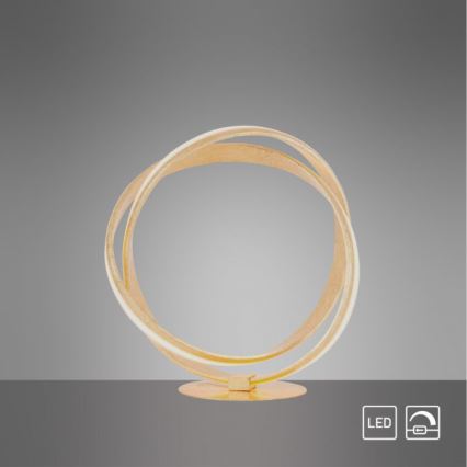Paul Neuhaus 4531-12 - LED Stmívatelná stolní lampa MELINDA LED/18W/230V zlatá