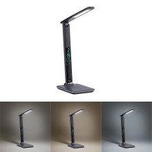 Paul Neuhaus 4595-18 - LED Stmívatelná dotyková stolní lampa s bezdrátovým nabíjením ADRIANO LED/5W/230V černá