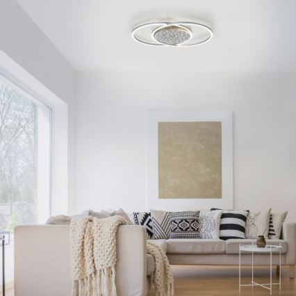 Paul Neuhaus 6025-55 - LED Stmívatelné stropní svítidlo YUKI LED/48W/230V + dálkové ovládání