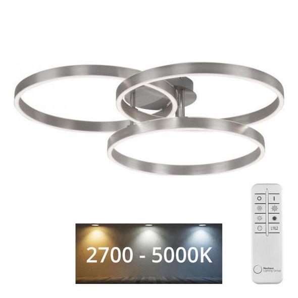 Paul Neuhaus 6233-55 - LED Stmívatelné stropní svítidlo PAAN LED/45,5W/230V 2700-5000K + dálkové ovládání