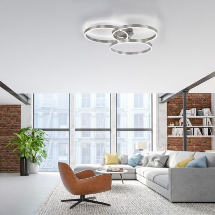 Paul Neuhaus 6233-55 - LED Stmívatelné stropní svítidlo PAAN LED/45,5W/230V 2700-5000K + dálkové ovládání