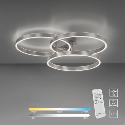 Paul Neuhaus 6233-55 - LED Stmívatelné stropní svítidlo PAAN LED/45,5W/230V 2700-5000K + dálkové ovládání