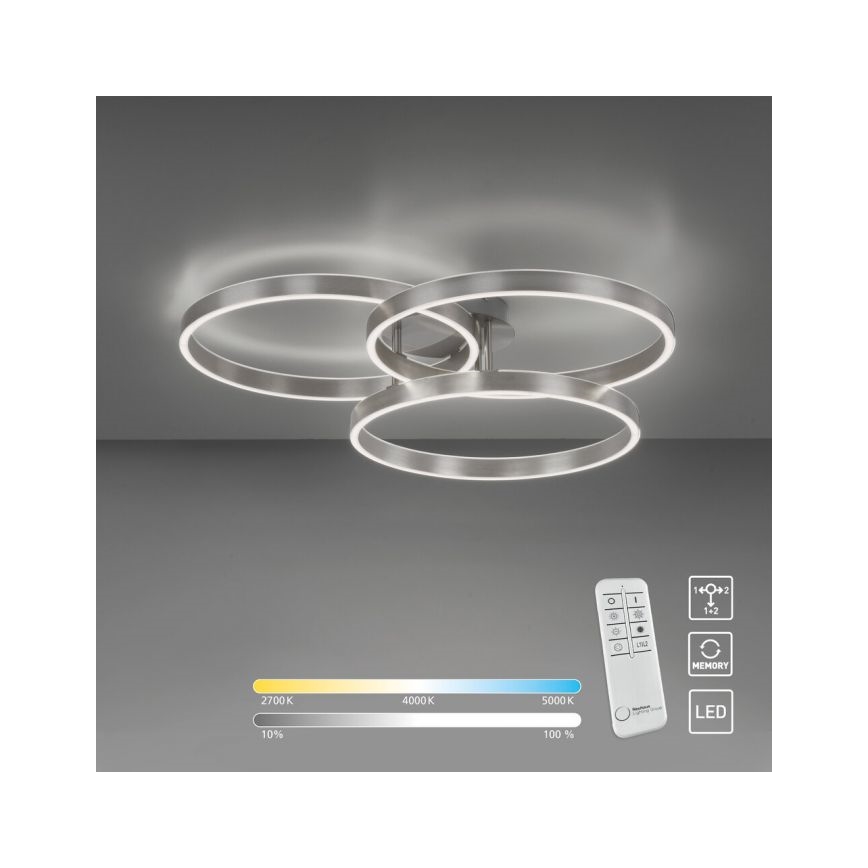 Paul Neuhaus 6233-55 - LED Stmívatelné stropní svítidlo PAAN LED/45,5W/230V 2700-5000K + dálkové ovládání