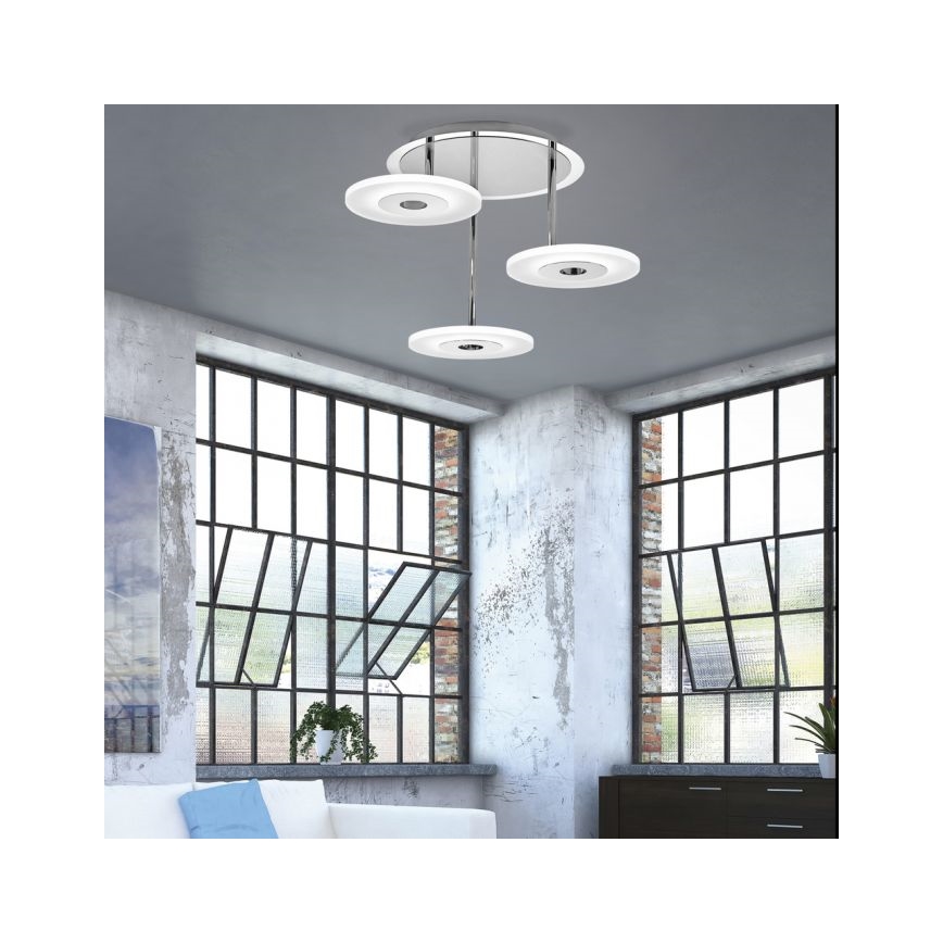 Paul Neuhaus 6446-55 - LED Stmívatelný přisazený lustr ADALI 3xLED/13W/230V
