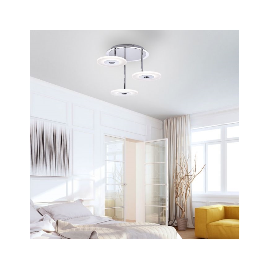 Paul Neuhaus 6446-55 - LED Stmívatelný přisazený lustr ADALI 3xLED/13W/230V
