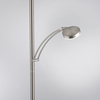 Paul Neuhaus 655-55 - LED Stmívatelná stojací lampa ALFRED 1xLED/28W+1xLED/4W/230V lesklý chrom