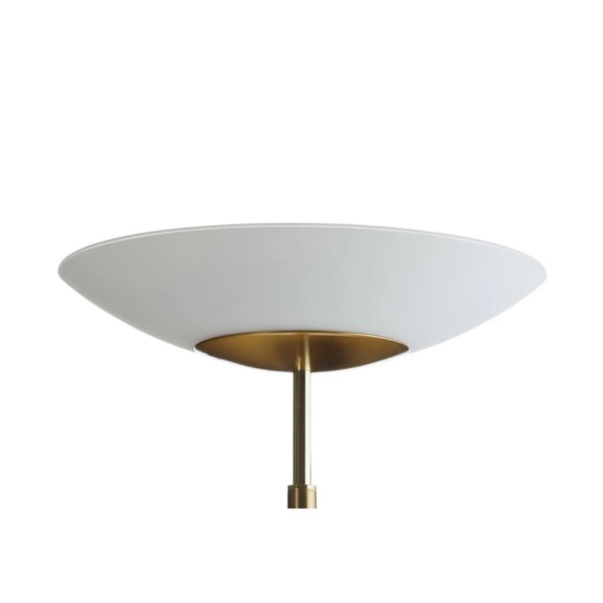 Paul Neuhaus 655-60 - LED Stmívatelná stojací lampa ALFRED 1xLED/28W/230V+1xLED/4W/230V mosaz