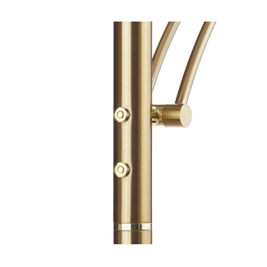 Paul Neuhaus 655-60 - LED Stmívatelná stojací lampa ALFRED 1xLED/28W/230V+1xLED/4W/230V mosaz