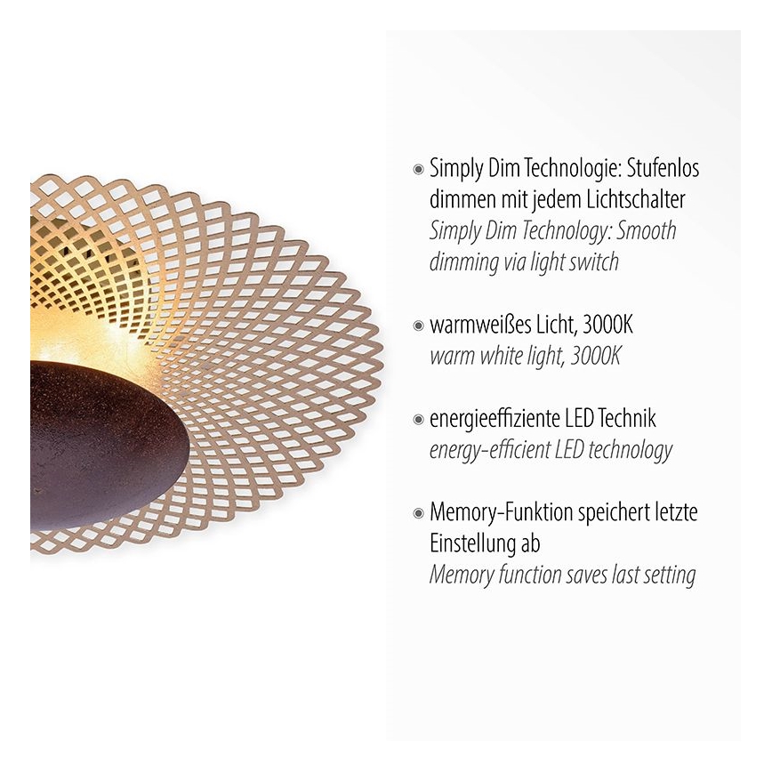 Paul Neuhaus 6551-48 - LED Stmívatelné stropní svítidlo NEVIS LED/18W/230V