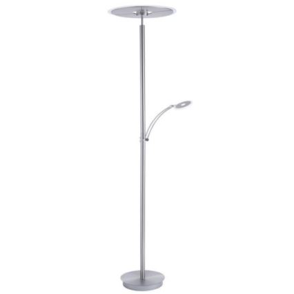 Paul Neuhaus 673-55 - LED Stmívatelná stojací lampa ARTUR 2xLED/21W/230V+1xLED/6W lesklý chrom