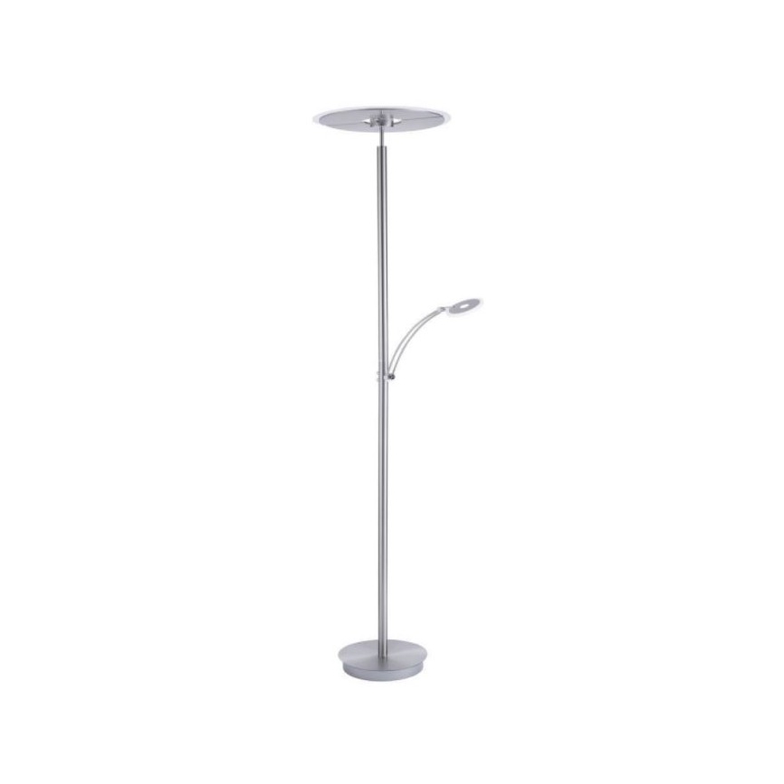 Paul Neuhaus 673-55 - LED Stmívatelná stojací lampa ARTUR 2xLED/21W/230V+1xLED/6W lesklý chrom