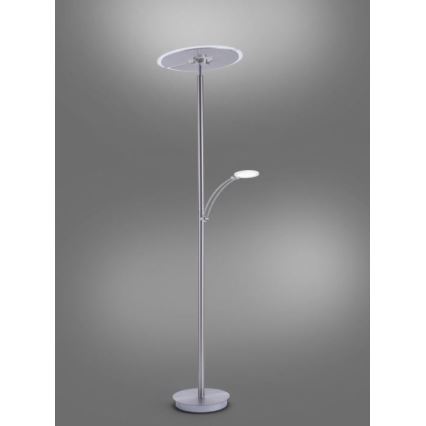 Paul Neuhaus 673-55 - LED Stmívatelná stojací lampa ARTUR 2xLED/21W/230V+1xLED/6W chrom