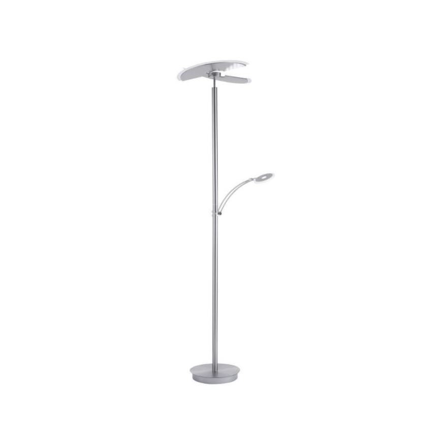 Paul Neuhaus 673-55 - LED Stmívatelná stojací lampa ARTUR 2xLED/21W/230V+1xLED/6W lesklý chrom