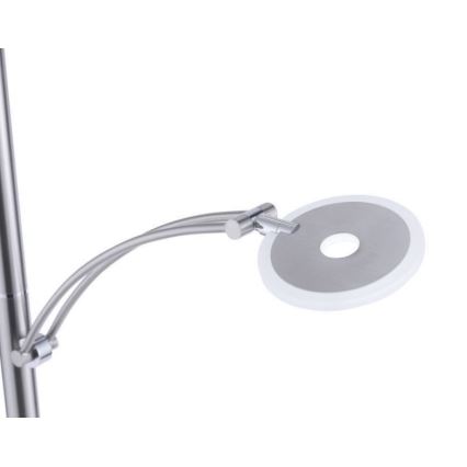 Paul Neuhaus 673-55 - LED Stmívatelná stojací lampa ARTUR 2xLED/21W/230V+1xLED/6W lesklý chrom