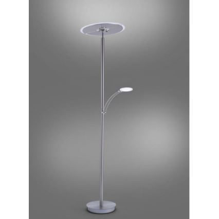 Paul Neuhaus 673-55 - LED Stmívatelná stojací lampa ARTUR 2xLED/21W/230V+1xLED/6W lesklý chrom