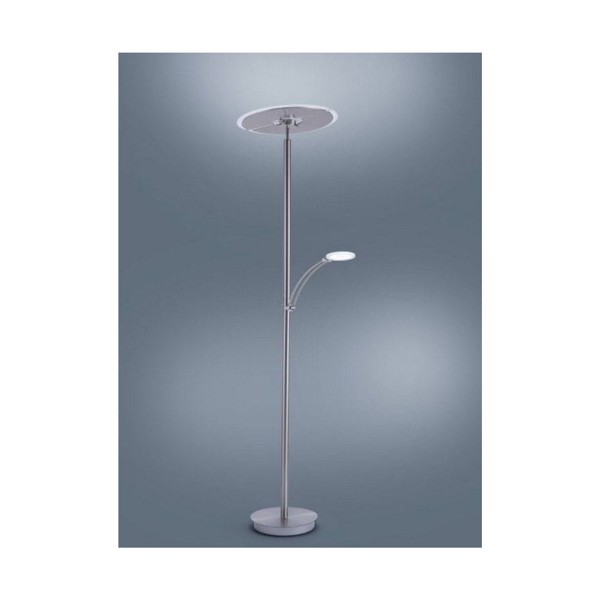 Paul Neuhaus 673-55 - LED Stmívatelná stojací lampa ARTUR 2xLED/21W/230V+1xLED/6W lesklý chrom