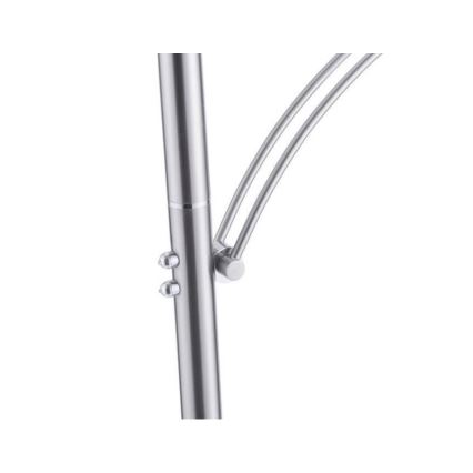 Paul Neuhaus 673-55 - LED Stmívatelná stojací lampa ARTUR 2xLED/21W/230V+LED/6W lesklý chrom