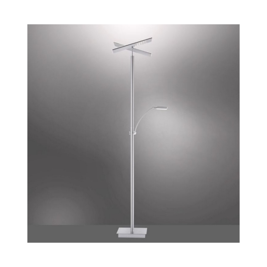 Paul Neuhaus 687-55 - LED Stmívatelná stojací lampa ARTUR 2xLED/27W + 1xLED/6W