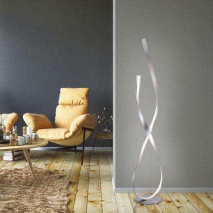 Paul Neuhaus 720-55 - LED Stmívatelná stojací lampa LINDA LED/27W/230V lesklý chrom