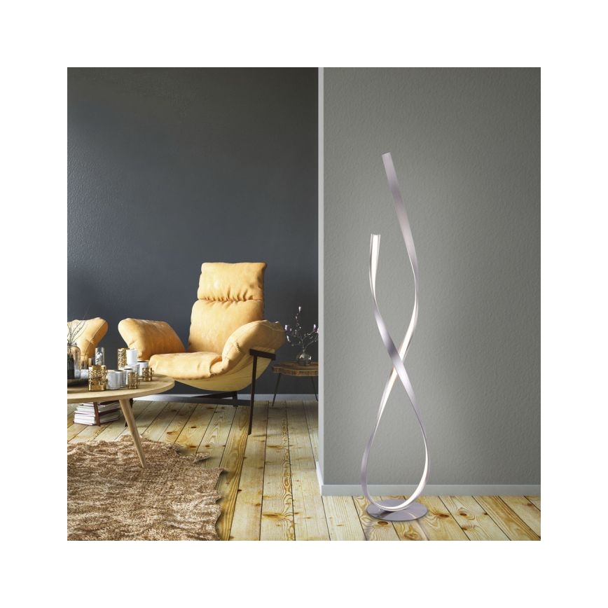 Paul Neuhaus 720-55 - LED Stmívatelná stojací lampa LINDA LED/27W/230V lesklý chrom