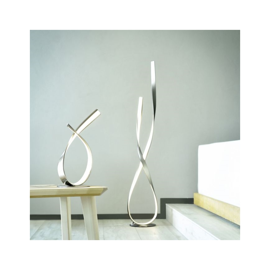 Paul Neuhaus 720-55 - LED Stmívatelná stojací lampa LINDA LED/27W/230V lesklý chrom