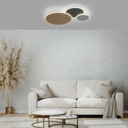 Paul Neuhaus 8007-70 - LED Stmívatelné stropní svítidlo Q-PIATO LED/35W/230V 2700-5000K Wi-Fi + dálkové ovládání