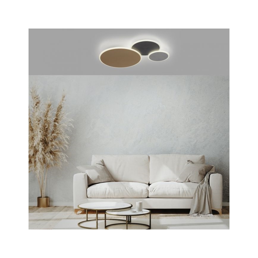 Paul Neuhaus 8007-70 - LED Stmívatelné stropní svítidlo Q-PIATO LED/35W/230V 2700-5000K Wi-Fi + dálkové ovládání